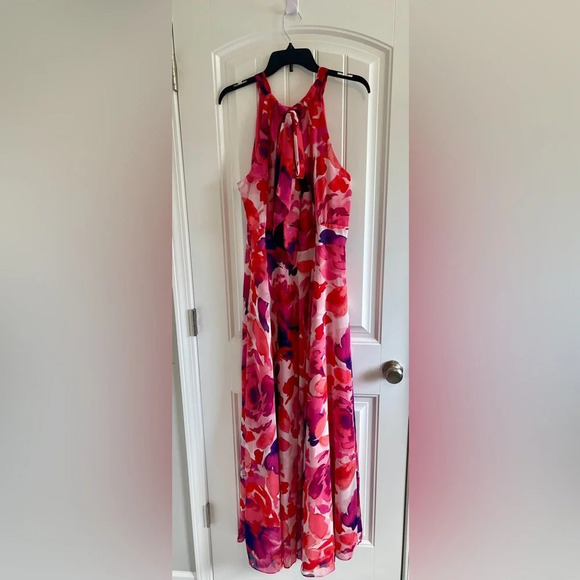 Eliza J. Pink Floral Maxi Dress - Picture 2 of 8